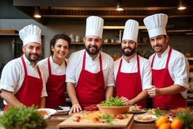 Team of chefs at Anadolu Kebab House